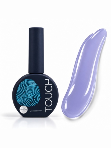 TOUCH Cover top 14 Iris - fioletowy półprzezroczysty top hybrydowy, 13 ml