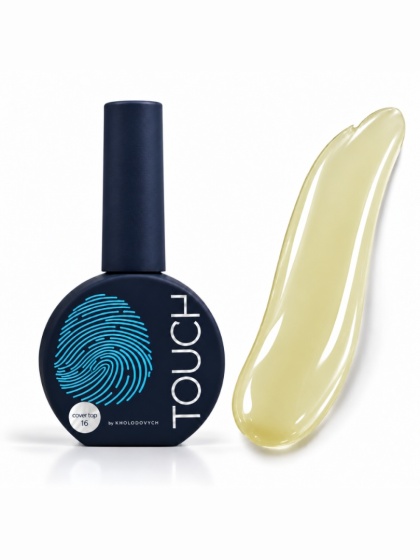 TOUCH Cover top 16 Butter - kremowo-żółty top hybrydowy, 13 ml