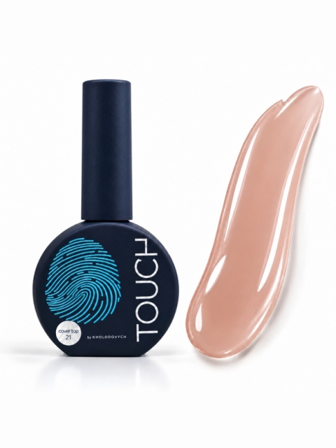TOUCH Cover top 21 - chłodny beżowy (taupe) top hybrydowy, 13 ml