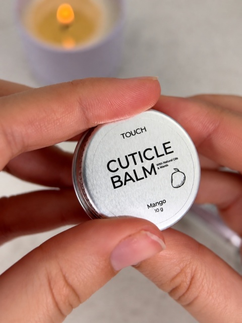 Wosk do skórek i paznokci TOUCH Silver Line Cuticle balm Mango, 10 g