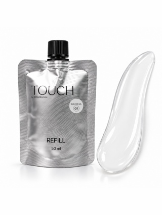 Żel budujący TOUCH Builder gel 01 Clear - przezroczysty, 50 ml