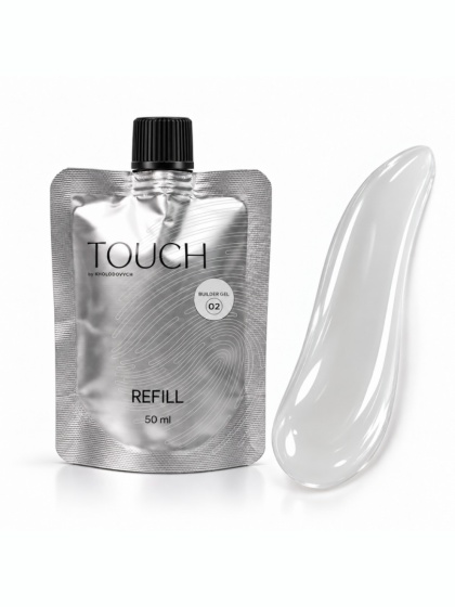 Żel budujący TOUCH Builder gel 02 Milk - mleczny, 50 ml
