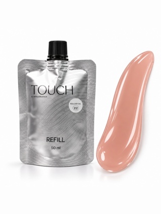 Żel budujący TOUCH Builder gel 22 Sand - intensywny beż, 50 ml
