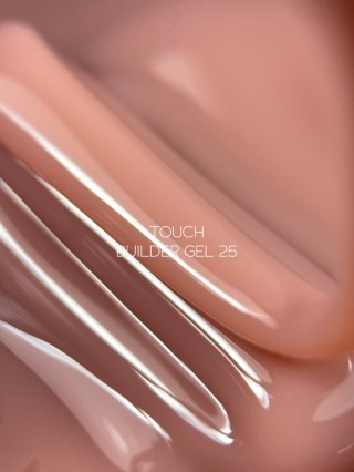 Żel budujący TOUCH Builder gel 25 Coffee cream - ciemnobeżowy, 50 ml